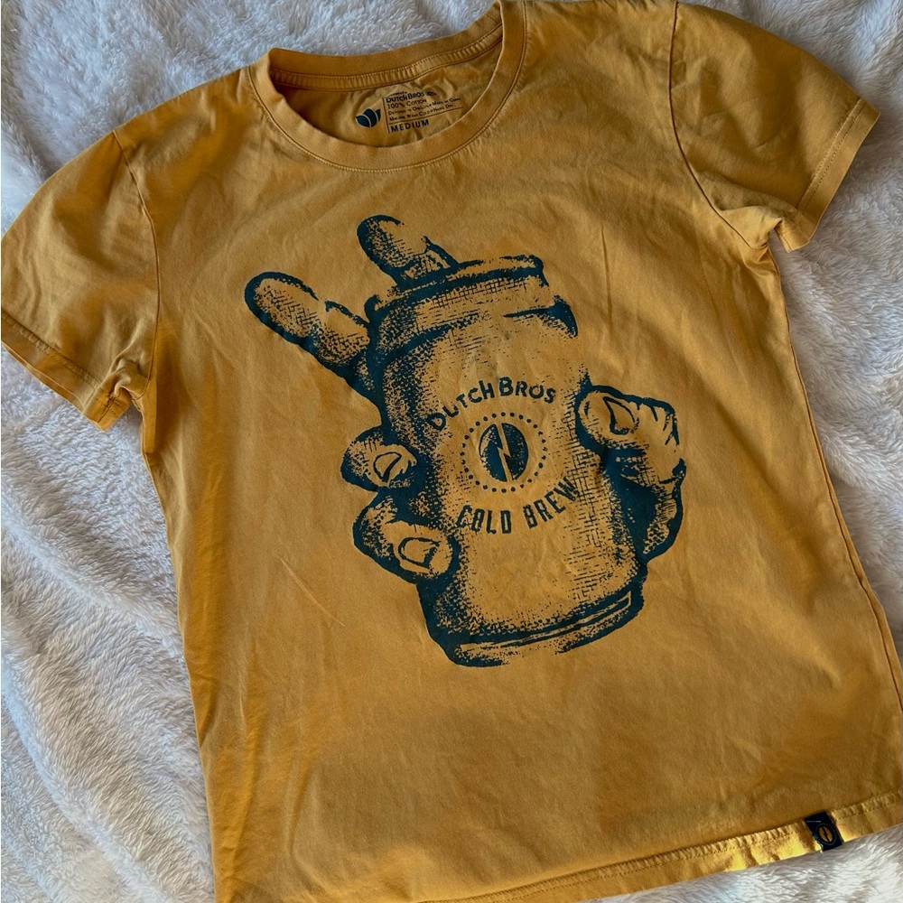 Dutch Bros Yellow Cold Brew T-shirt